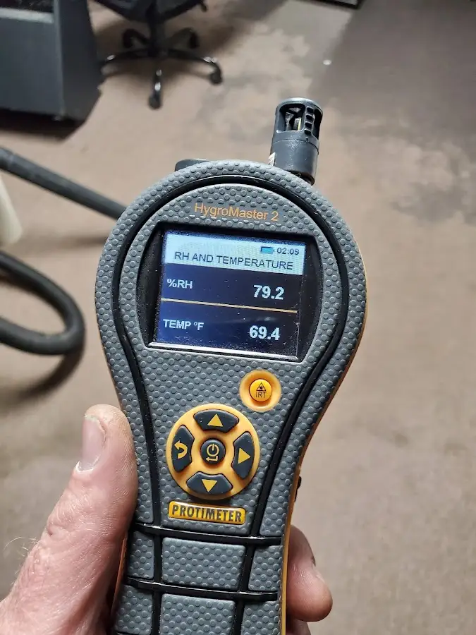 Moisture meter humidity assessment for Fire & Smoke Damage Restoration in New York